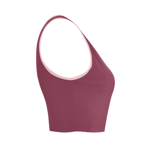 Anemone Color Accent Women's Crop Top (Model T42)