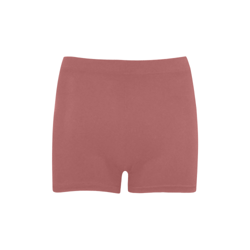 Dusty Cedar Color Accent Briseis Skinny Shorts (Model L04)