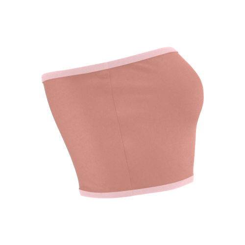 Terra Cotta Color Accent Bandeau Top