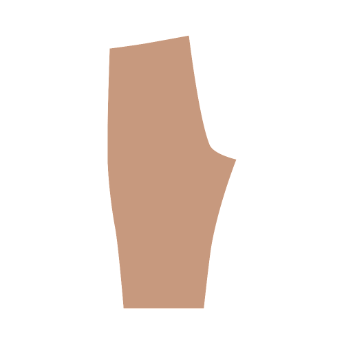 Sandstone Color Accent Hestia Cropped Leggings (Model L03)
