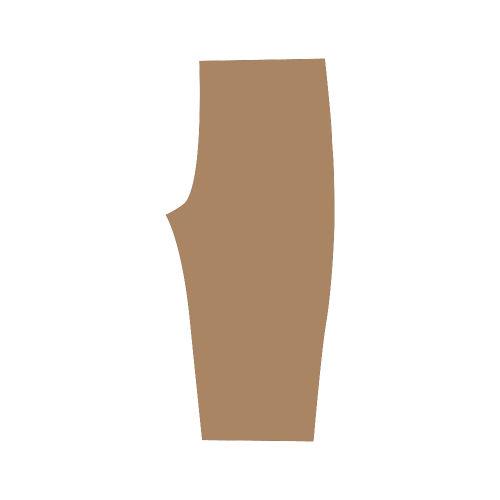 Brown Sugar Color Accent Hestia Cropped Leggings (Model L03)