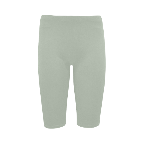 Sea Foam Color Accent Hestia Cropped Leggings (Model L03)