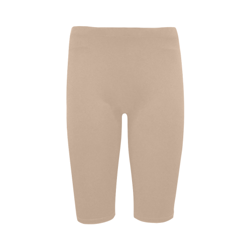 Toasted Almond Color Accent Hestia Cropped Leggings (Model L03)