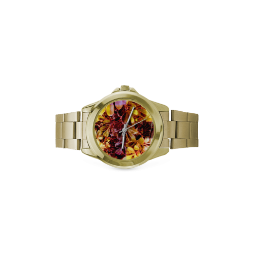 Foliage Patchwork #11 - Jera Nour Vegas Gold Custom Gilt Watch(Model 101)