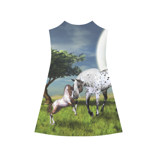 Horses Love Forever Alcestis Slip Dress (Model D05)