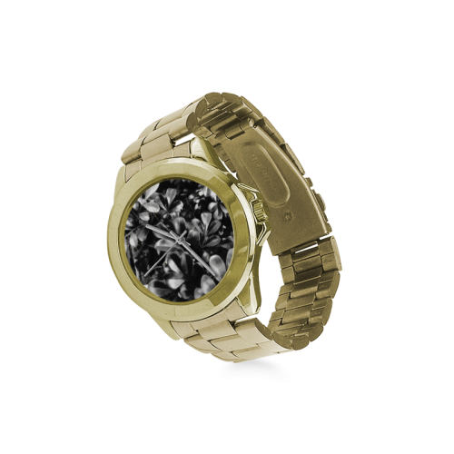 Foliage #1 - Jera Nour Vegas Gold Custom Gilt Watch(Model 101)