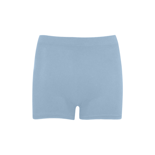 Cerulean Color Accent Briseis Skinny Shorts (Model L04)