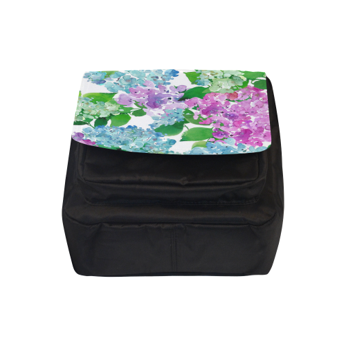 Watercolor Hydrangea Crossbody Nylon Bags (Model 1633)