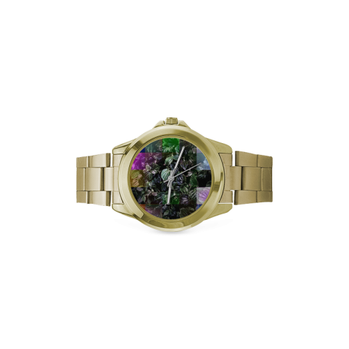 Foliage Patchwork #13 - Jera Nour Vegas Gold Custom Gilt Watch(Model 101)