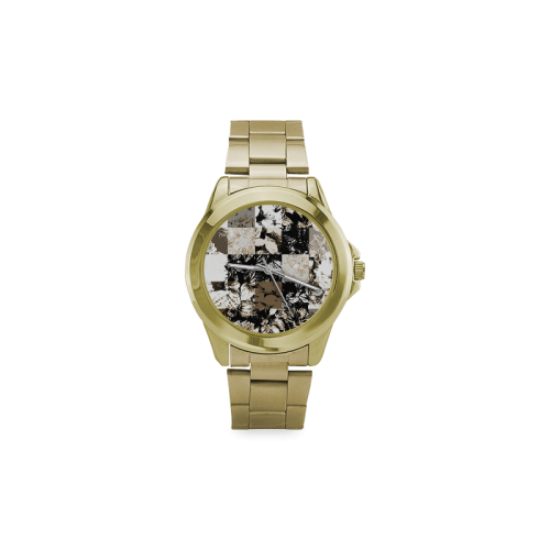 Foliage Patchwork #8 - Jera Nour Vegas Gold Custom Gilt Watch(Model 101)