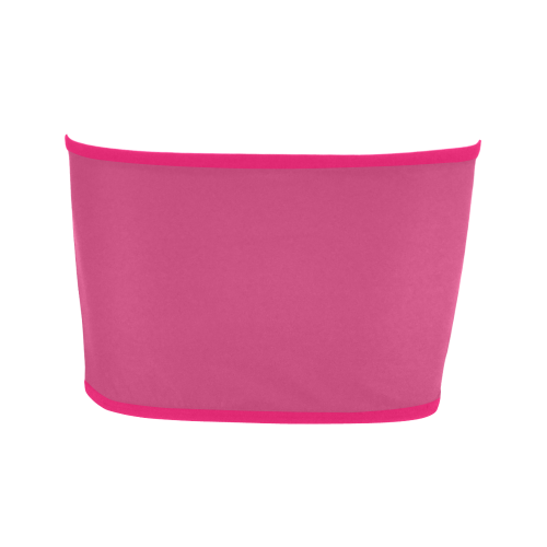 Magenta Color Accent Bandeau Top