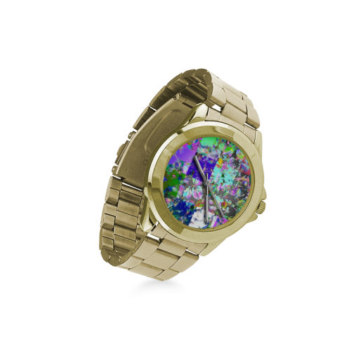 Foliage Patchwork #12 - Jera Nour Vegas Gold Custom Gilt Watch(Model 101)