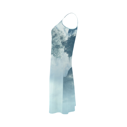 Frozen Tree at the lake Alcestis Slip Dress (Model D05)