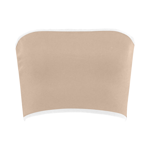 Toasted Almond Color Accent Bandeau Top