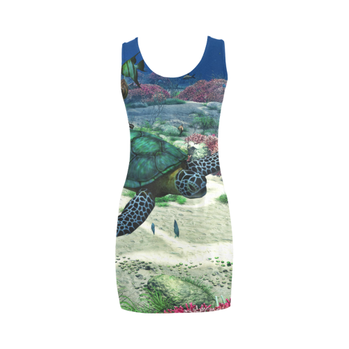 Sea Turtle Medea Vest Dress (Model D06)