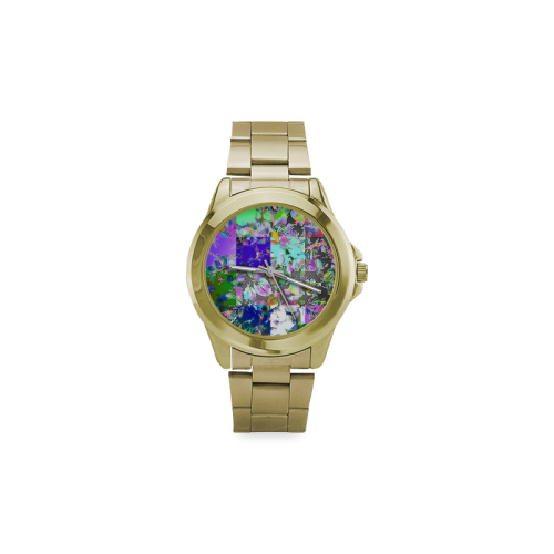 Foliage Patchwork #12 - Jera Nour Vegas Gold Custom Gilt Watch(Model 101)