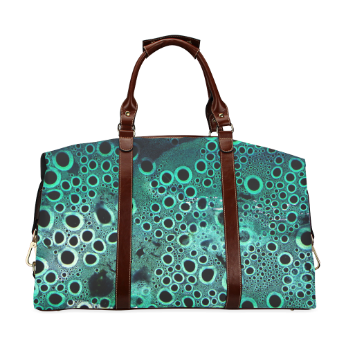 Green Bubbles Classic Travel Bag (Model 1643)