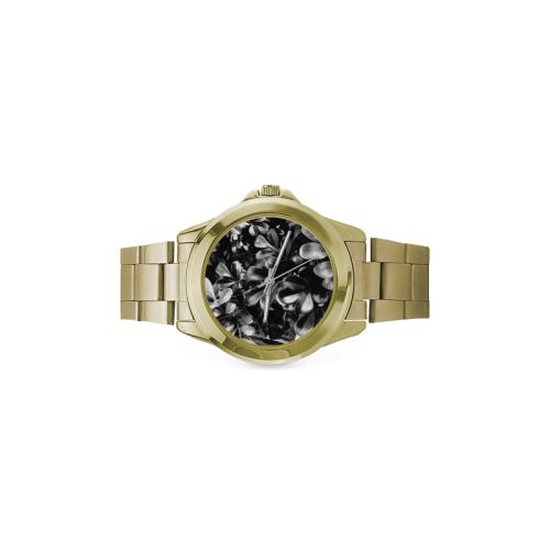 Foliage #1 - Jera Nour Vegas Gold Custom Gilt Watch(Model 101)