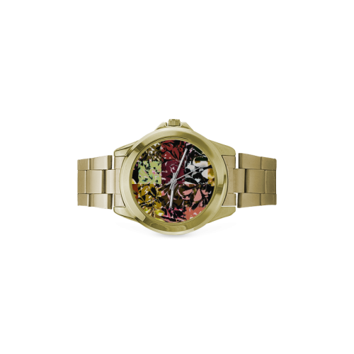 Foliage Patchwork #6 - Jera Nour Vegas Gold Custom Gilt Watch(Model 101)