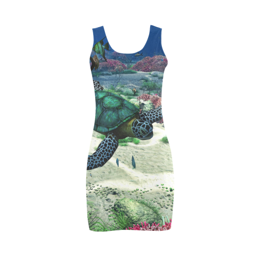 Sea Turtle Medea Vest Dress (Model D06)