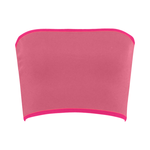 Honeysuckle Color Accent Bandeau Top