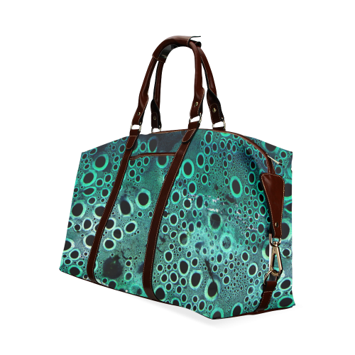 Green Bubbles Classic Travel Bag (Model 1643)