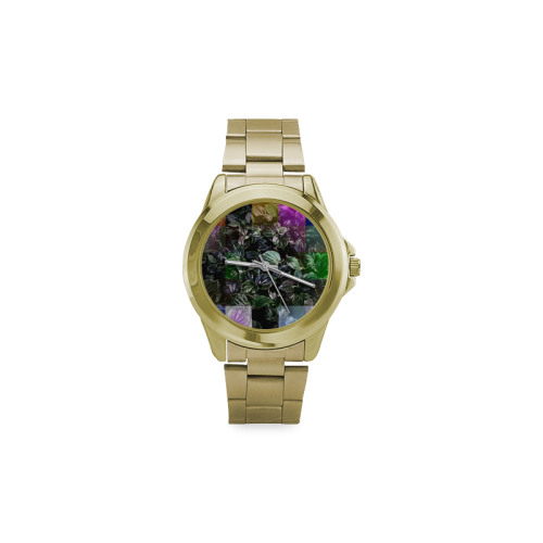 Foliage Patchwork #13 - Jera Nour Vegas Gold Custom Gilt Watch(Model 101)