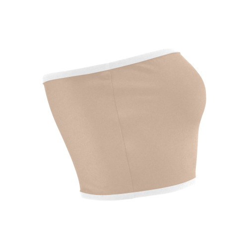 Toasted Almond Color Accent Bandeau Top