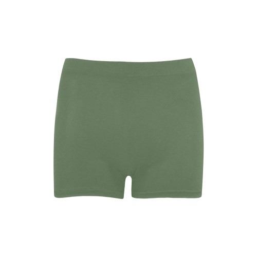 Vineyard Green Color Accent Briseis Skinny Shorts (Model L04)
