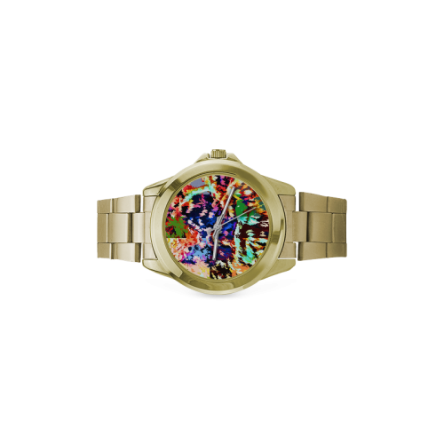 Foliage Patchwork #7 - Jera Nour Vegas Gold Custom Gilt Watch(Model 101)