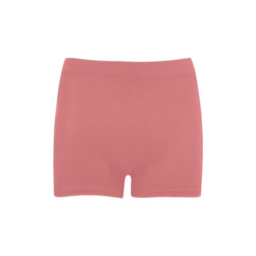 Tea Rose Color Accent Briseis Skinny Shorts (Model L04)