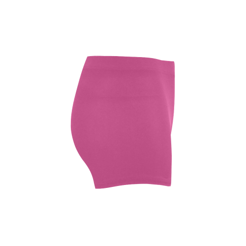 Raspberry Rose Color Accent Briseis Skinny Shorts (Model L04)