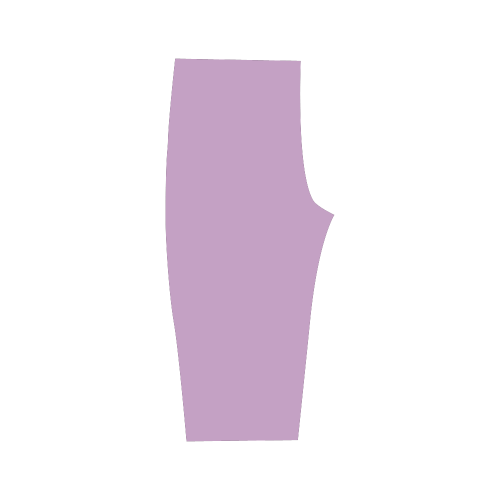 Violet Tulle Color Accent Hestia Cropped Leggings (Model L03)