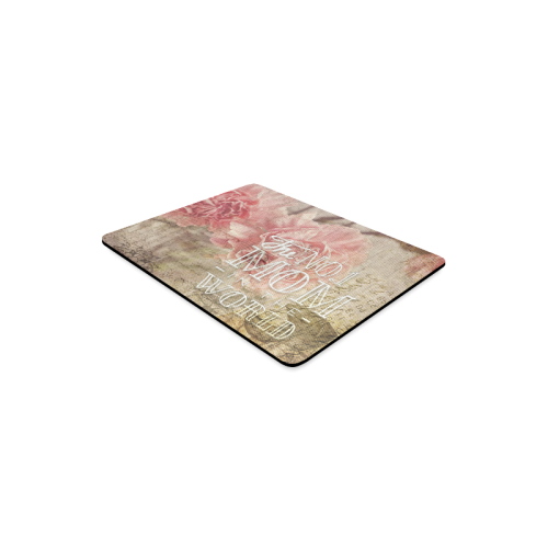 Vintage carnations for the best mom Rectangle Mousepad