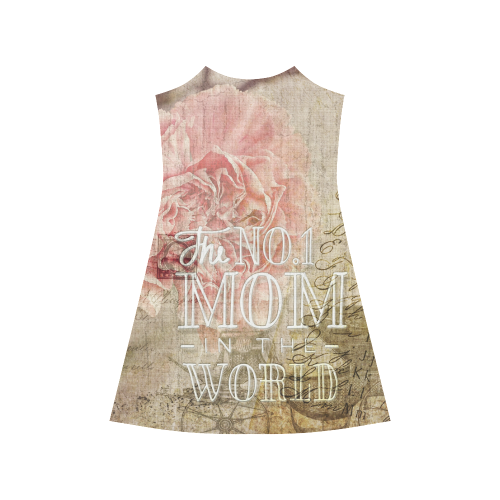 Vintage carnations for the best mom Alcestis Slip Dress (Model D05)
