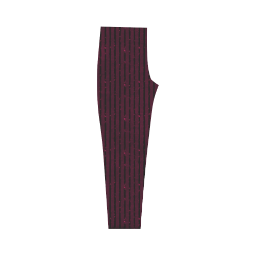 Anemone Glitter Stripe Capri Legging (Model L02)