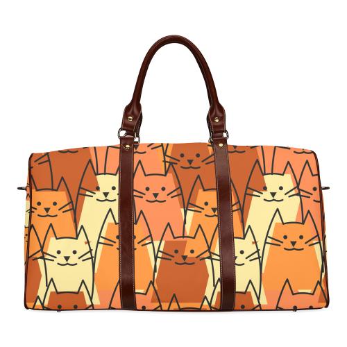 Cute Cats Waterproof Travel Bag/Small (Model 1639)