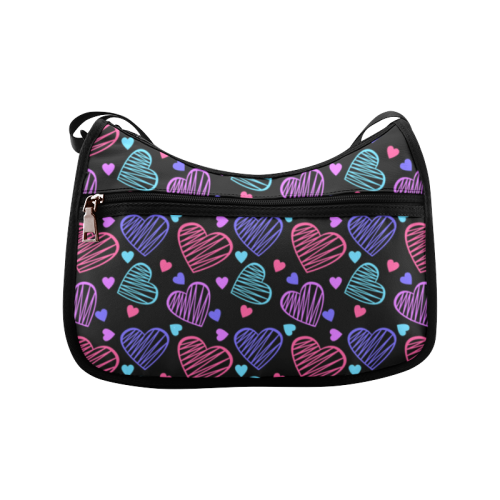 Pretty Fun Hearts Crossbody Bags (Model 1616) ID D217904