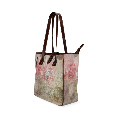 Vintage carnations for the best mom Classic Tote Bag (Model 1644)