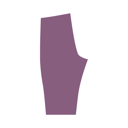 Wood Violet Color Accent Hestia Cropped Leggings (Model L03)