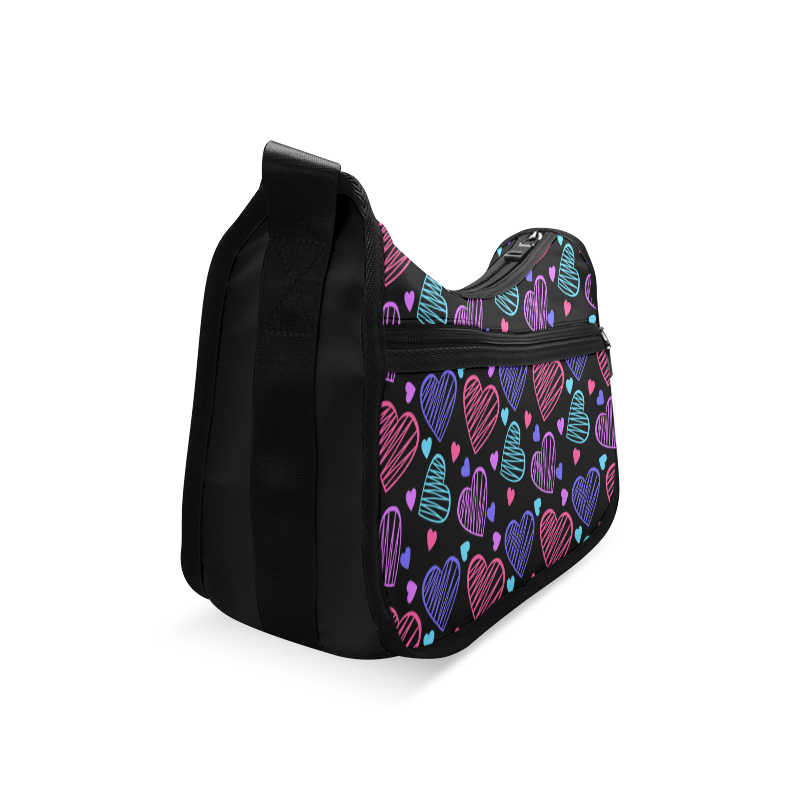 Pretty Fun Hearts Crossbody Bags (Model 1616) ID D217904