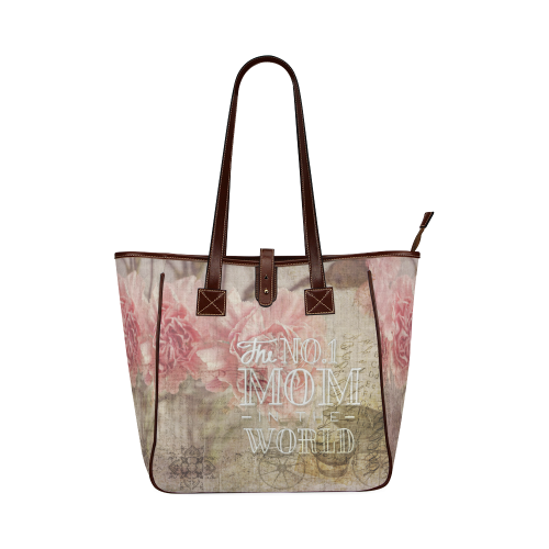 Vintage carnations for the best mom Classic Tote Bag (Model 1644)