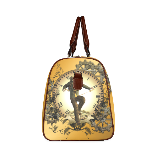 Steampunk Waterproof Travel Bag/Small (Model 1639)