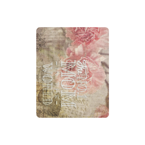 Vintage carnations for the best mom Rectangle Mousepad