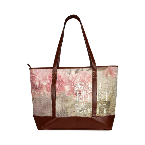 Vintage carnations for the best mom Tote Handbag (Model 1642)