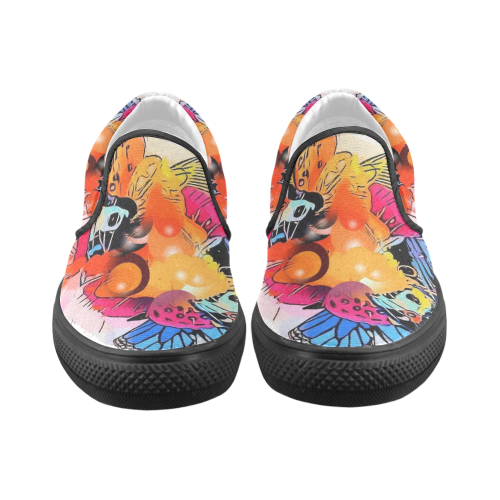 Comicstyle  by Nico Bielow Men's Unusual Slip-on Canvas Shoes (Model 019)