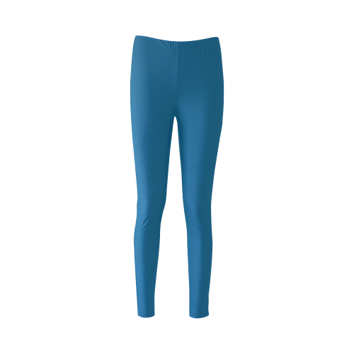 Blue Sapphire Color Accent Cassandra Women's Leggings (Model L01)