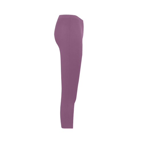 Amethyst Color Accent Capri Legging (Model L02)