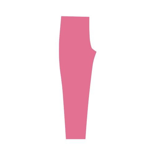 Hot Pink Color Accent Capri Legging (Model L02)