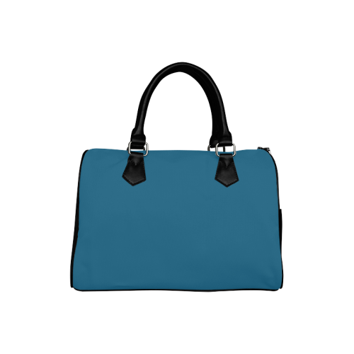 Blue Sapphire Color Accent Boston Handbag (Model 1621)